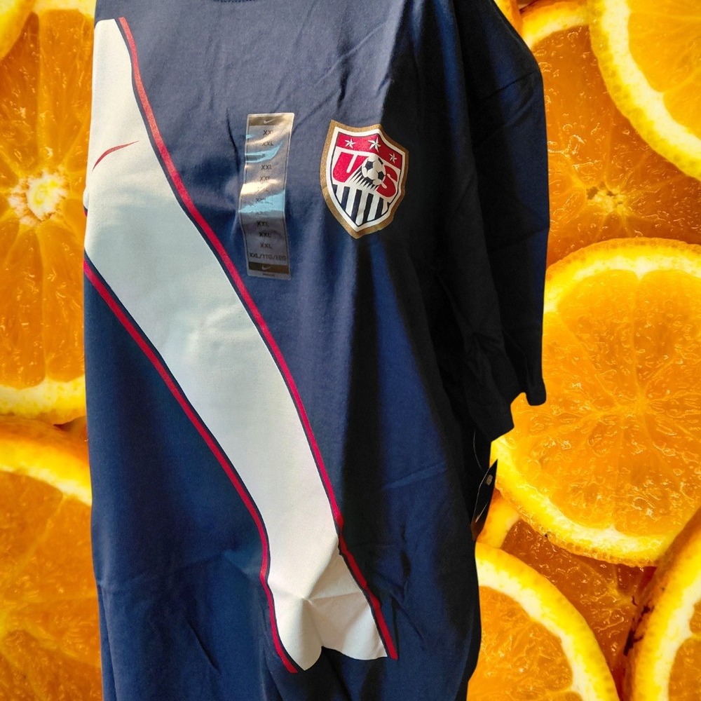 Nike US Soccer National Team Jersey‎ T-Shirt Mens XXL USA Soccer 10 Blue